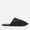 Polo Ralph Lauren Men's Summit Scuff Tartan Lined Slippers - Black/Navy
