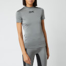 Reebok X Victoria Beckham Women's Performance Short Sleeve T-Shirt - Silver/Black