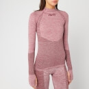 Reebok X Victoria Beckham Women's Seamless Tex Long Sleeve Top - Burgundy