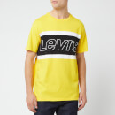 Levi's Men's Color Block T-Shirt - Brilliant Yellow/White