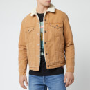 Levi's Men's Type 3 Canvas Sherpa Trucker Jacket - Beige