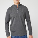 Ted Baker Men's Muggie Half Zip Funnel Neck Sweatshirt - Charcoal