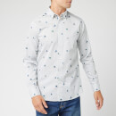 Ted Baker Men's Richrd Floral Geo Print Shirt - White