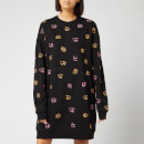 McQ Alexander McQueen Women's Slouchy Sweat Dress - Darkest Black