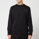 Y-3 Men's Logo Crew Neck Sweatshirt - Black