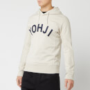 Y-3 Men's Yohji Letters Hoody - Ecru/Legend Ink
