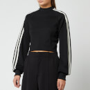 Y-3 Women's 3 Stripe Crew Sweatshirt - Black
