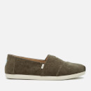 TOMS Men's Alpargata Corduroy Slip-On Pumps - Medium Green