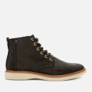 TOMS Men's Porter Leather Lace Up Boots - Black