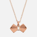 Ted Baker Women's Sarahli Solitaire Bow Pendant - Rose Gold