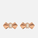 Ted Baker Women's Susli Solitaire Bow Stud Earrings - Rose Gold