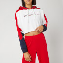 Tommy Hilfiger Sport Women's Flag Tape Crop Hoody - True Red