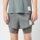 Satisfy Men's Coffee Thermal Short Distance 8" Shorts - Steel