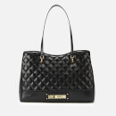 Love Moschino Women's Quilted Shopper Bag - Black