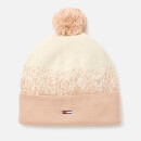 Tommy Hilfiger Women's Pom Pom Degrade Flag Beanie - Birch/Pink Sand