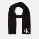 Calvin Klein Jeans Women's Basic Women Knitted Scarf - Black Beauty