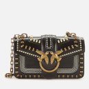 Pinko Women's Mini Love Mix Studs Bag - Black