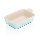 Le Creuset Stoneware Small Heritage Rectangular Roasting Dish - 19cm - Coastal Blue