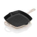 Le Creuset Signature Cast Iron Square Grillet - 26cm - Almond