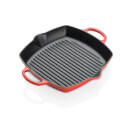 Le Creuset Signature Cast Iron Deep Square Grill - 30cm - Cerise