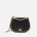 Coach Women's Scallop Rivets Parker Saddle Bag - Black