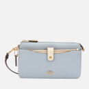 Coach Women's Colorblock Wallet/Cross Body Bag - Mist Straw Multi