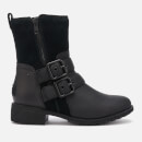 UGG Women's Wilde Buckle Biker Boots - Black