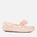 UGG Women's Dakota Pom Pom Moccasin Slippers - Quartz