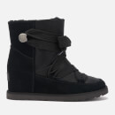UGG Women's Classic Femme Lace up Wedge Boots - Black