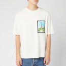 AMI Men's Postcard T-Shirt - Ecru