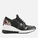 MICHAEL MICHAEL KORS Women's Liv Chunky Running Style Trainers - Black/Gun