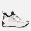 MICHAEL MICHAEL KORS Women's Keeley Velcro Chunky Trainers - Silver/Black