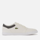 Lacoste Men's Bayliss Canvas Trainers - White/Black