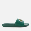 Lacoste Men's Croco Slide Sandals - Green