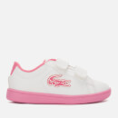 Lacoste Toddlers' Carnaby Evo Trainers - White/Pink