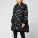 Emporio Armani Women's Logo Print Jacket - Black