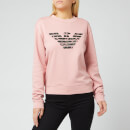 Emporio Armani Women's Eagle Logo Sweatshirt - Pink