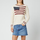 Superdry Women's American Intarsia Knit Jumper - Winter White