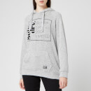 Superdry Women's Supersoft Oversized Graphic Hoodie - Grey Marl