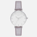 Olivia Burton Women's Queen Bee Watch - London Grey and Silver