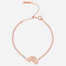 Olivia Burton Women's Butterfly Wing Chain Bracelet - Rose Gold