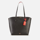 Lulu Guinness Women's Grainy Leather Agnes Tote Bag - Black
