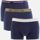 Tommy Hilfiger Men's 3 Pack Trunks - Olive Night/Peacoat/Glacier Grey