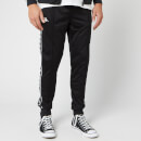 Kappa Men's 222 Banda Rastoria Slim Poly Track Pants - Black/White