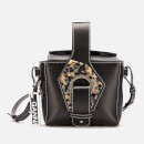 Ganni Women's Leather Cross Body Bag - Black