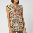The Upside Women's Leo Love Muscle Tank Top - Leopard