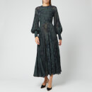 ROTATE Birger Christensen Women's Number 19 Dress - Wild Flower AOP Black Combo