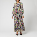 ROTATE Birger Christensen Women's Number 19 Dress - Wild Flower AOP Begonia Combo
