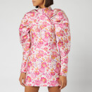 ROTATE Birger Christensen Women's Number 1 Dress - Raspberry Rose Combo