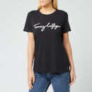 Tommy Hilfiger Women's Heritage Crewneck Graphic T-Shirt - Masters Black
